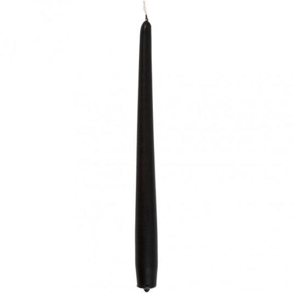 Bougie gothique noire 24 cm - 12 pièces - pour tous vous rituele - Shop Spirituel Web