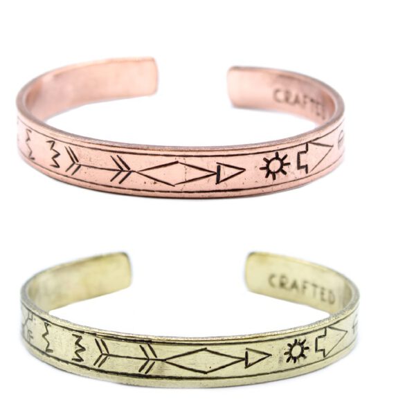 Bracelet inspiration - voyage autour du monde - or ou bronze (1 pièce) - Shop Spirituel