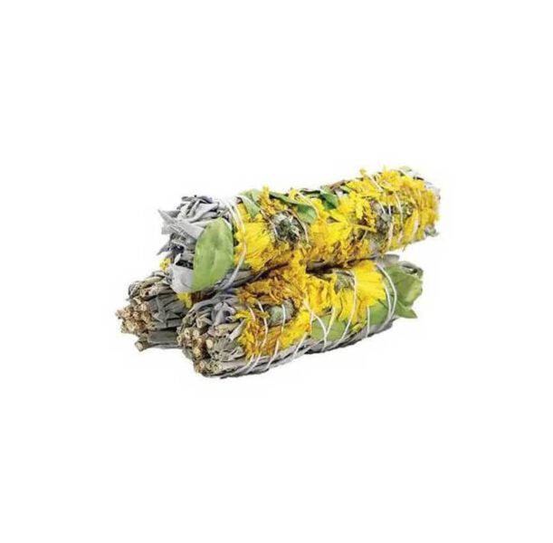 Smudge stick - bâton de Sauge blanche - Tournesol - Shop Spirituel