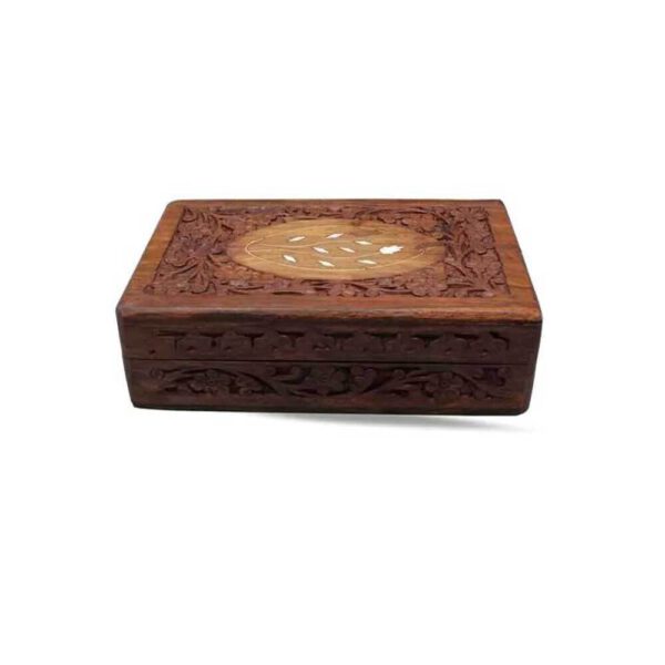 Boîte pour cartes Tarot et bijoux - lotus blanc - Shop Spirituel