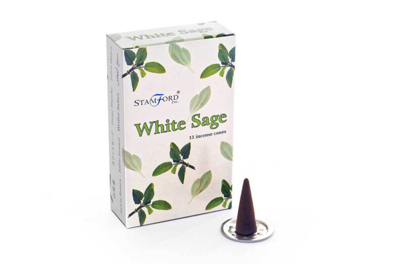 Sauge blanche - cônes d'encens Stamford - Shop Spirituel
