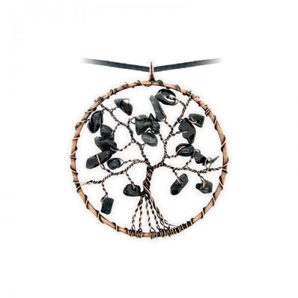 Collier arbre de vie - Onyx - Shop Spirituel