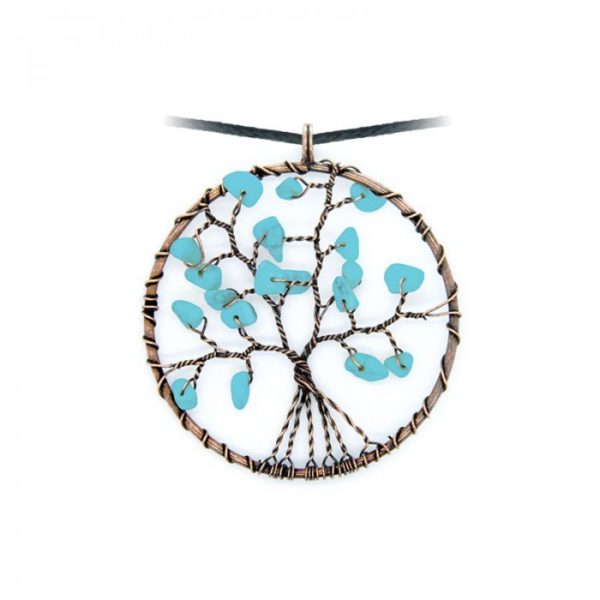 Collier arbre de vie Turquoise Shop Spirituel