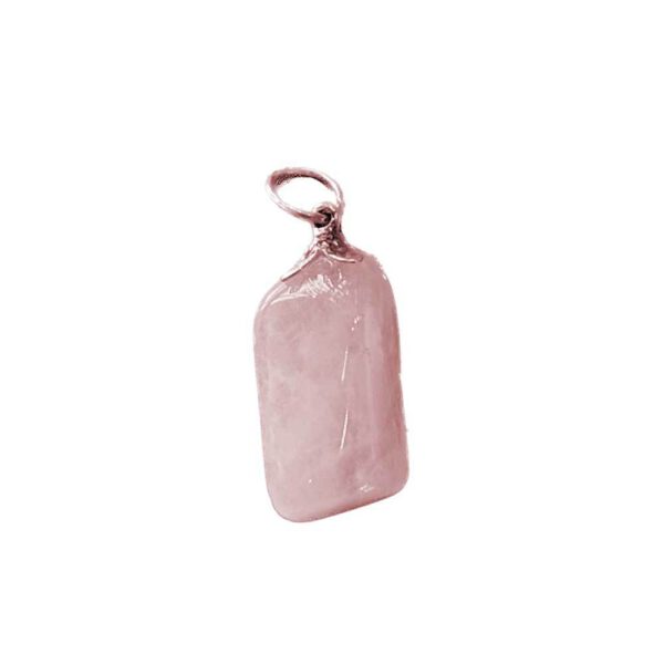 Pendentif pierre précieuse Quartz Rose Shop Spirituel