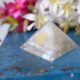 Pyramide d'Orgonite Sélénite  - Fleur de Vie - Shop Spirituel 3