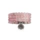 Bracelet Mala de pierres précieuses Perles Quartz Rose Shop Spirituel