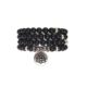 Bracelet Mala de pierres précieuses Perles Onyx Shop Spirituel