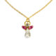 Collier d'ange en cristal octobre pierre precieuse Zircon Shop Spirituel