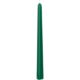 Bougie gothique vert foncé 24 cm - 12 pièces - Shop Spirituel Web