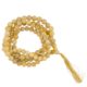 Bracelet Mala Quartz doré 108 perles ﻿avec élastique Shop Spirituel