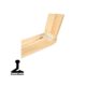 Banc de méditation pliable en chêne américain charnière - Shop Spirituel
