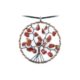 Collier arbre de vie Jaspe Rouge Shop Spirituel